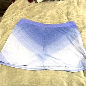 Women's Blue Gradient Skort